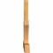 Ekena Millwork Redmond Rough Sawn Timber Gable Bracket, Western Red Cedar, 108"W x 45"H x 4"D x 6"F, 10/12 Pitch GBW108X45X0406RED00RWR - alternate 4